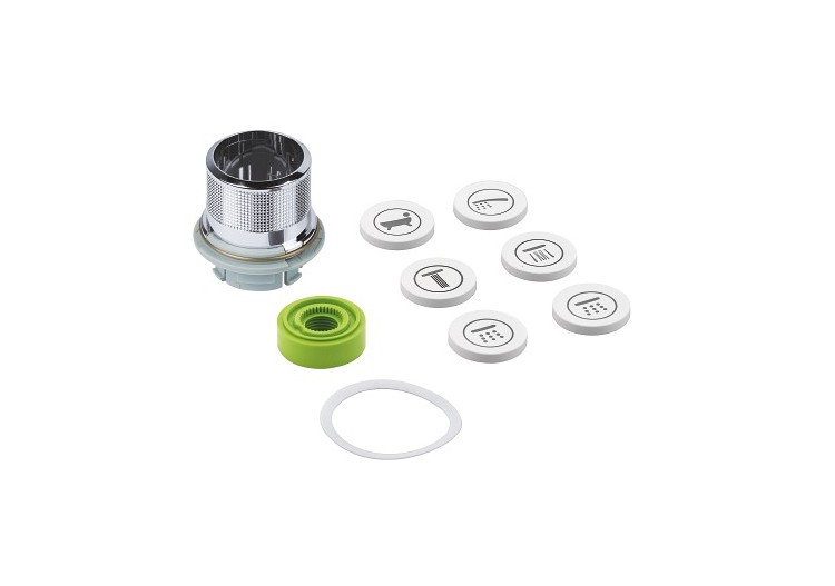 Bouton-poussoir Chromé - 48361000 - Grohe