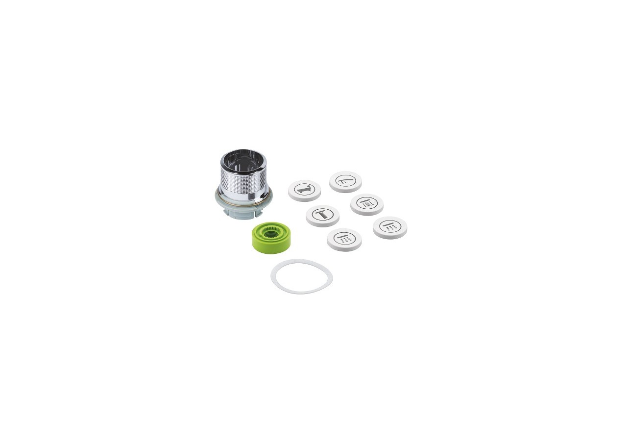 Bouton-poussoir Chromé - 48361000 - Grohe