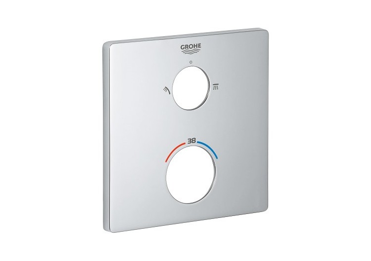 Rosace carrée mit thm 2s seule - 49078000 - Grohe