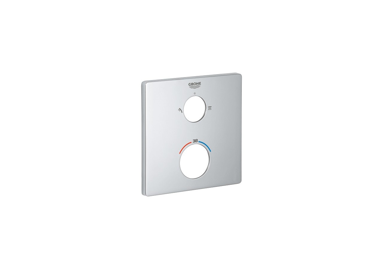 Rosace carrée mit thm 2s seule - 49078000 - Grohe