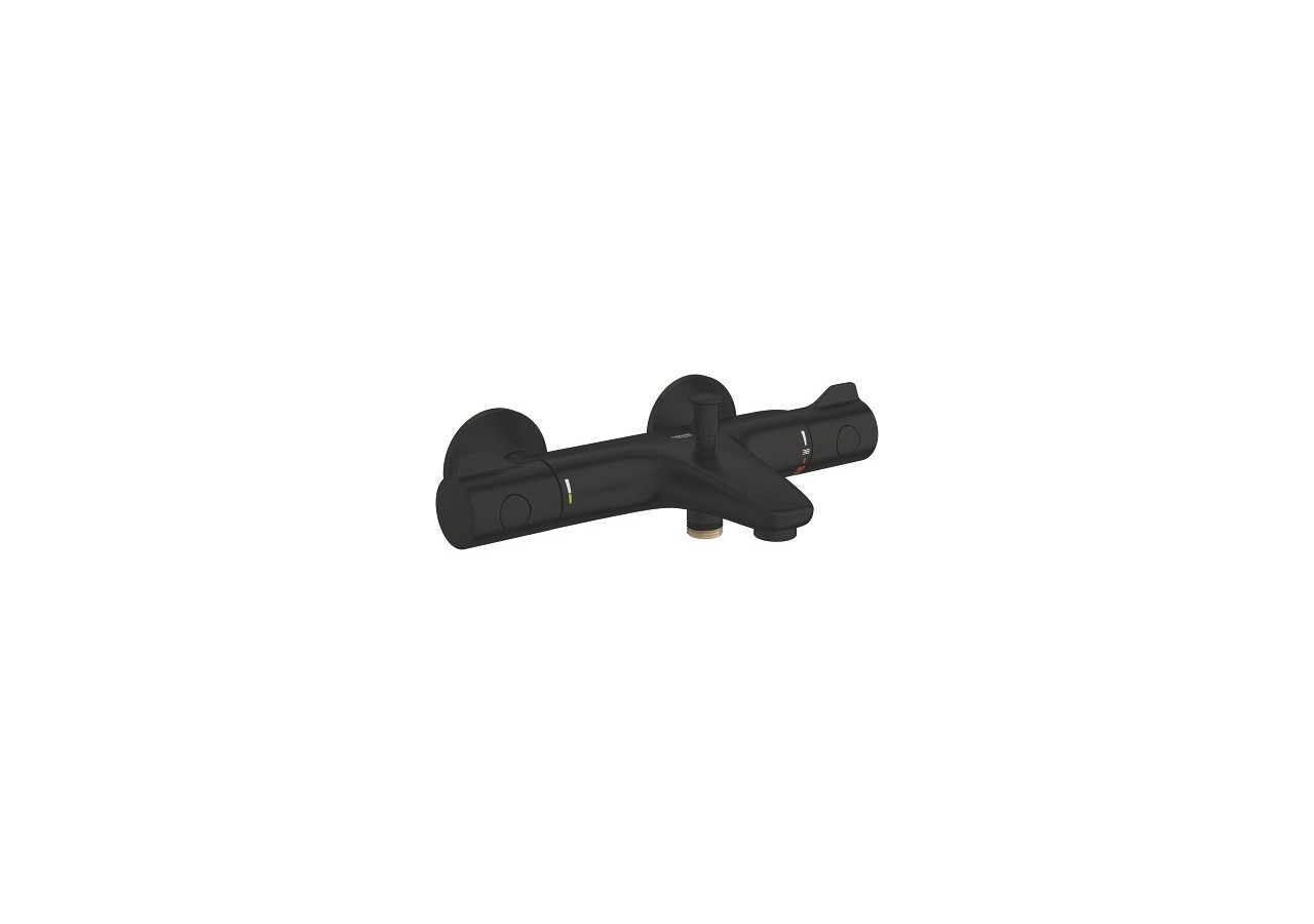 Grohtherm 800 mitigeur thermostatique bain / douche 1/2 Noir mat - 1022052430 - Grohe