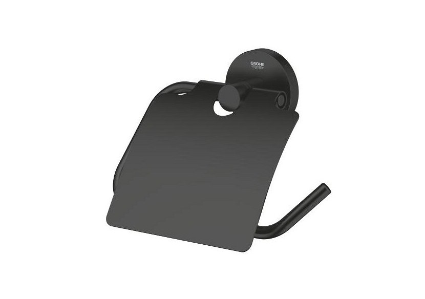 Essentials dérouleur de papier mural Noir mat - 1024652430 - Grohe