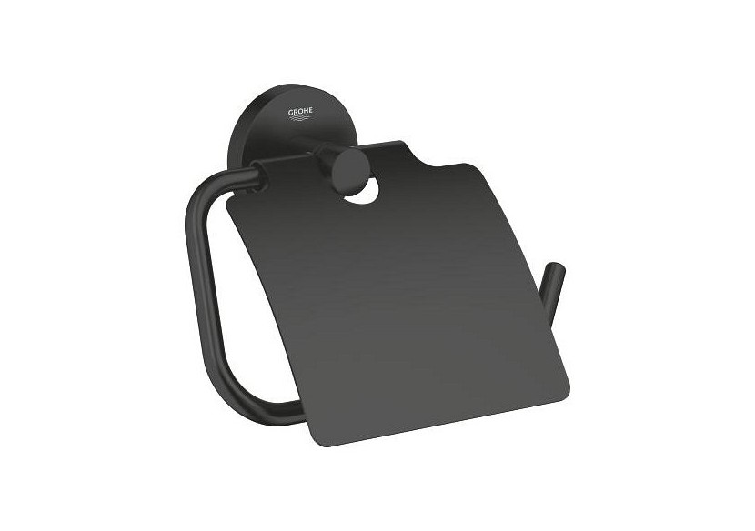 Essentials dérouleur de papier mural Noir mat - 1024652430 - Grohe