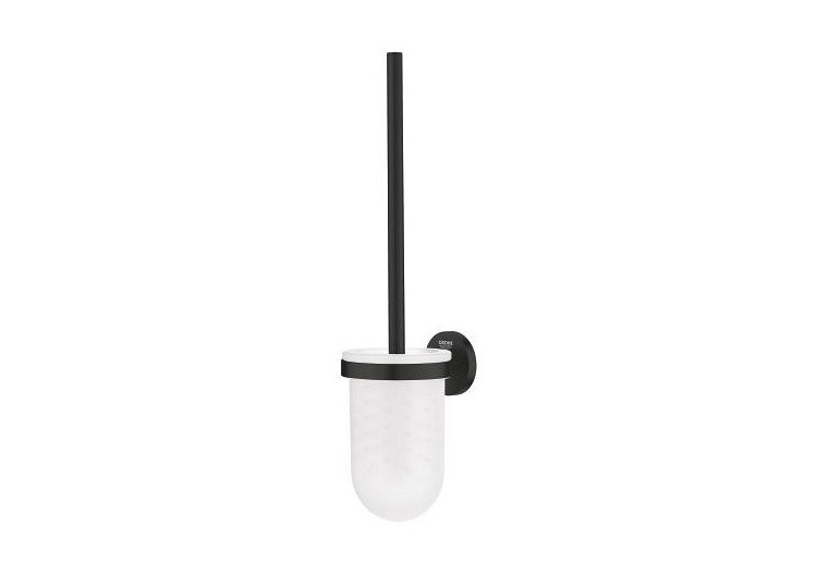 Essentials porte-balai de wc Noir mat - 1024682430 - Grohe