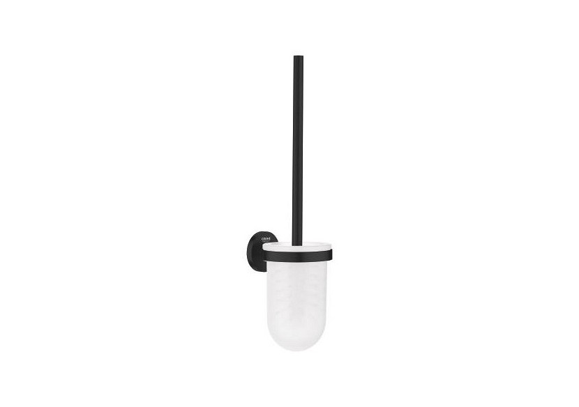 Essentials porte-balai de wc Noir mat - 1024682430 - Grohe