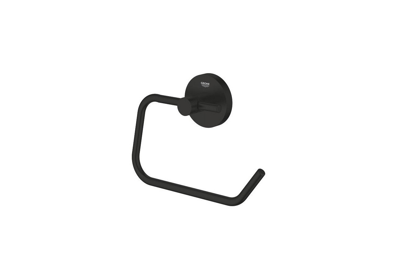 Essentials dérouleur de papier mural Noir mat - 1024722430 - Grohe