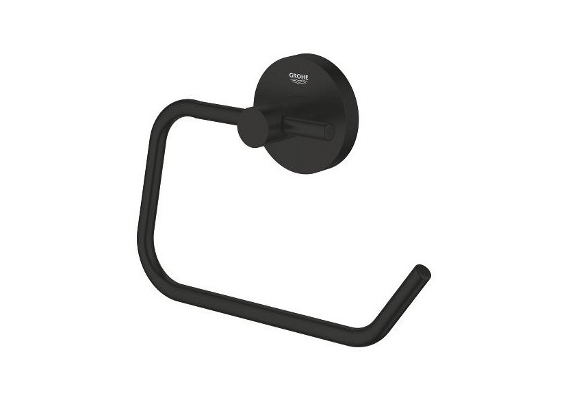 Essentials dérouleur de papier mural Noir mat - 1024722430 - Grohe
