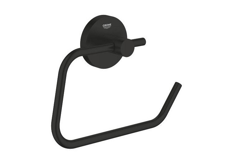 Essentials dérouleur de papier mural Noir mat - 1024722430 - Grohe 2