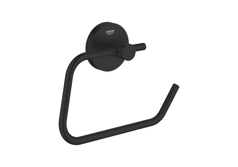 Essentials dérouleur de papier mural Noir mat - 1024722430 - Grohe