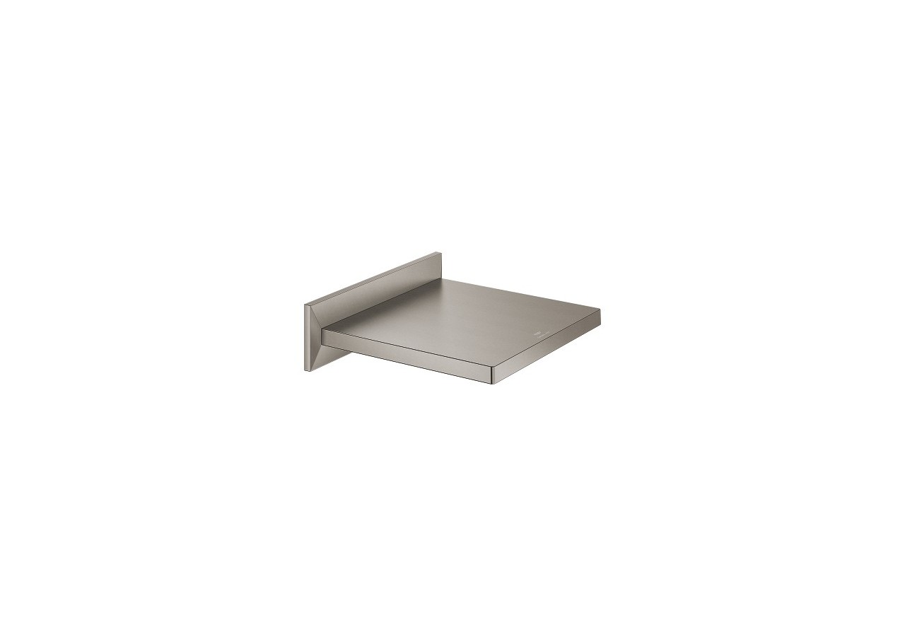 Allure brillant bec cascade pour bain ou douche Hard Graphite brossé - 13486AL0 - Grohe