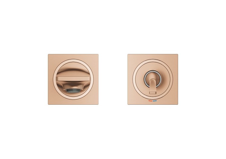 Allure mitigeur monocommande 2 trous lavabo taille s Warm Sunset brossé - 19309DL2 - Grohe
