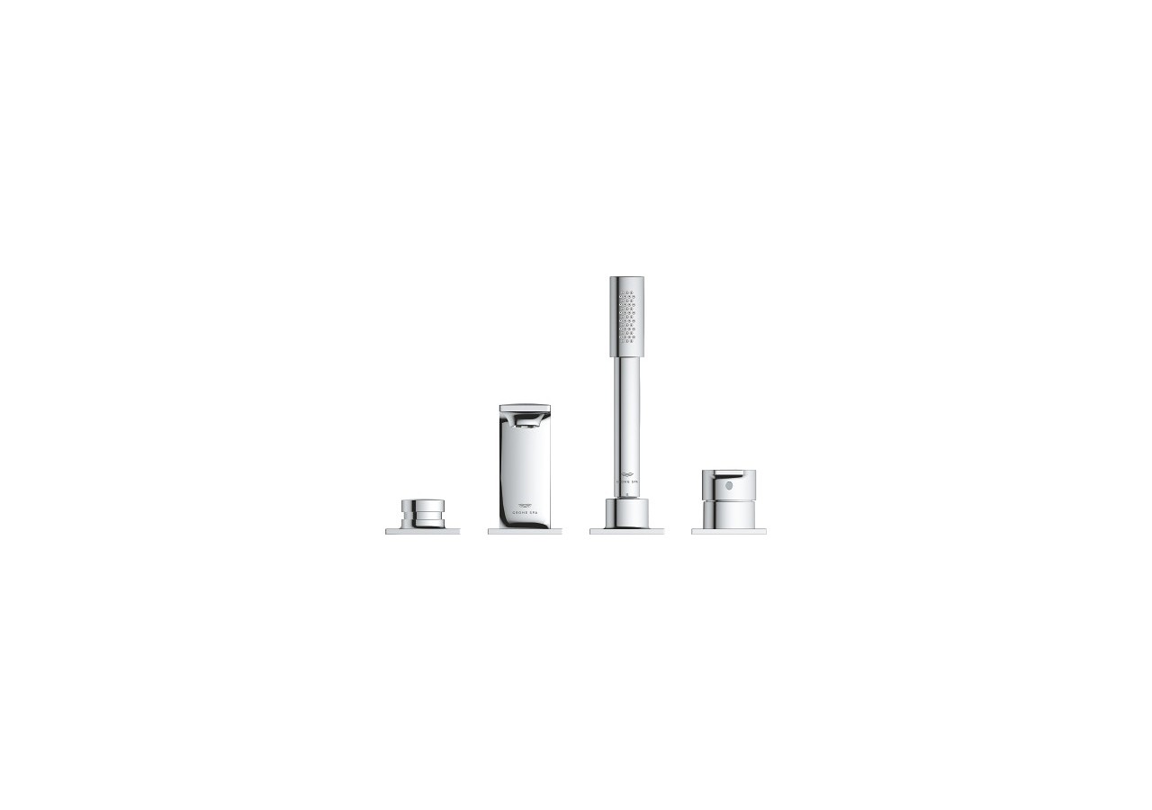 Allure mitigeur bain/douche 4 trous Chromé - 19316001 - Grohe
