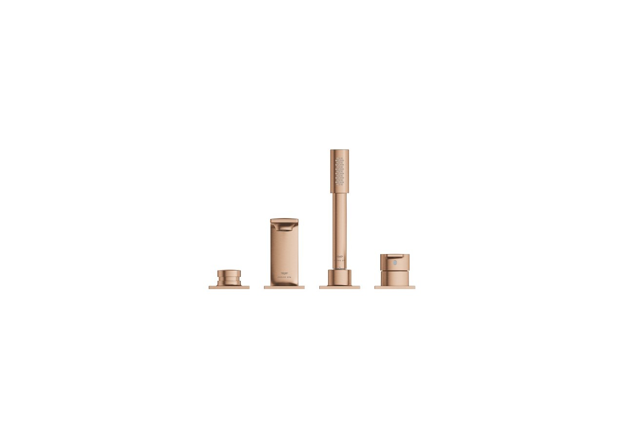 Allure mitigeur bain/douche 4 trous Warm Sunset brossé - 19316DL1 - Grohe