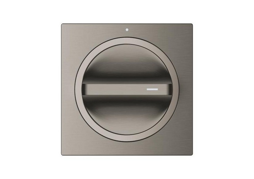 Allure façade pour robinet d'arrêt encastré Hard Graphite brossé - 19334AL1 - Grohe