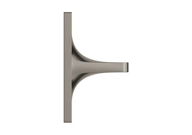 Allure façade pour robinet d'arrêt encastré Hard Graphite brossé - 19334AL1 - Grohe 2