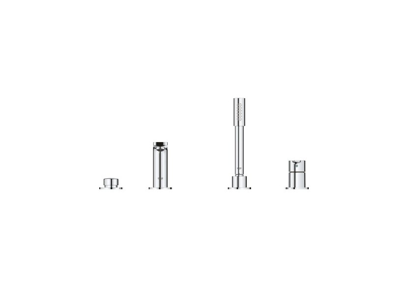 Lineare mitigeur bain/douche 4 trous Chromé - 19577001 - Grohe