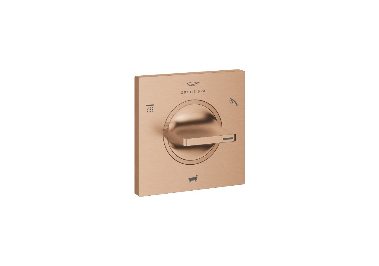 Allure façade pour inverseur 3 sorties Warm Sunset brossé - 19590DL1 - Grohe