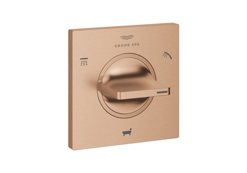 Allure façade pour inverseur 3 sorties Warm Sunset brossé - 19590DL1 - Grohe