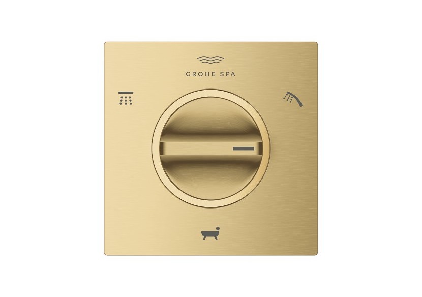 Allure façade pour inverseur 3 sorties Cool Sunrise brossé - 19590GN1 - Grohe