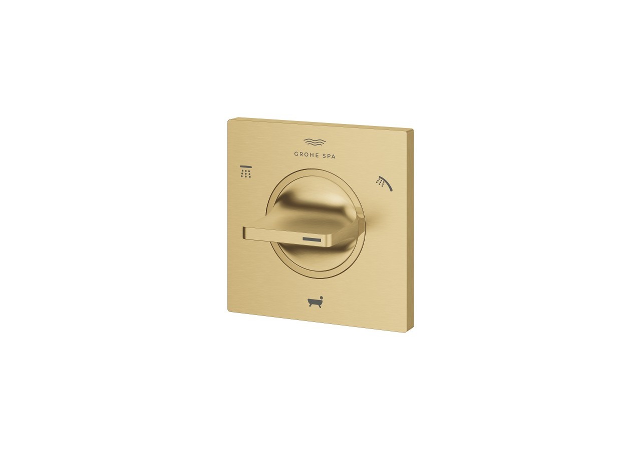 Allure façade pour inverseur 3 sorties Cool Sunrise brossé - 19590GN1 - Grohe