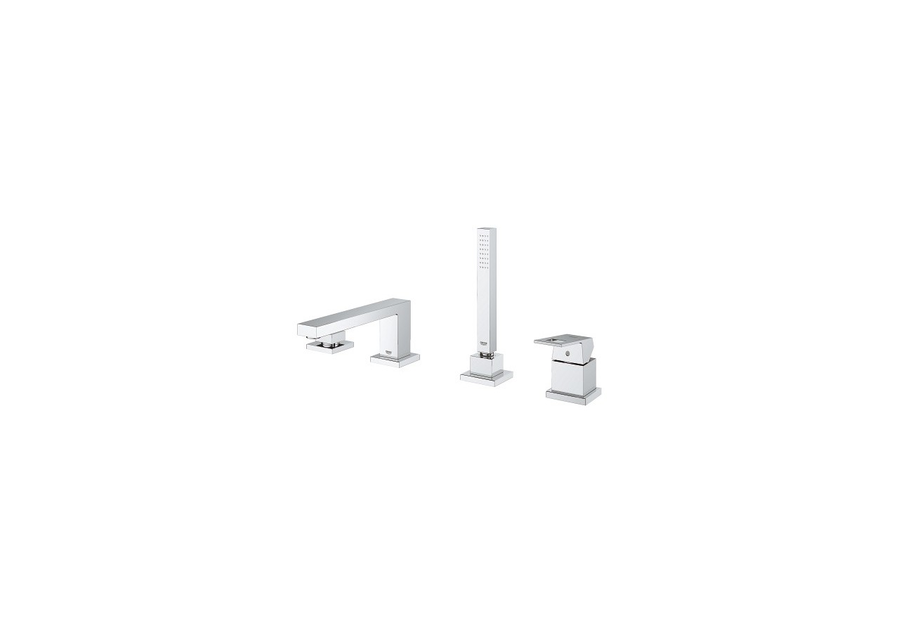 Eurocube mitigeur bain/douche 4 trous Chromé - 19897001 - Grohe