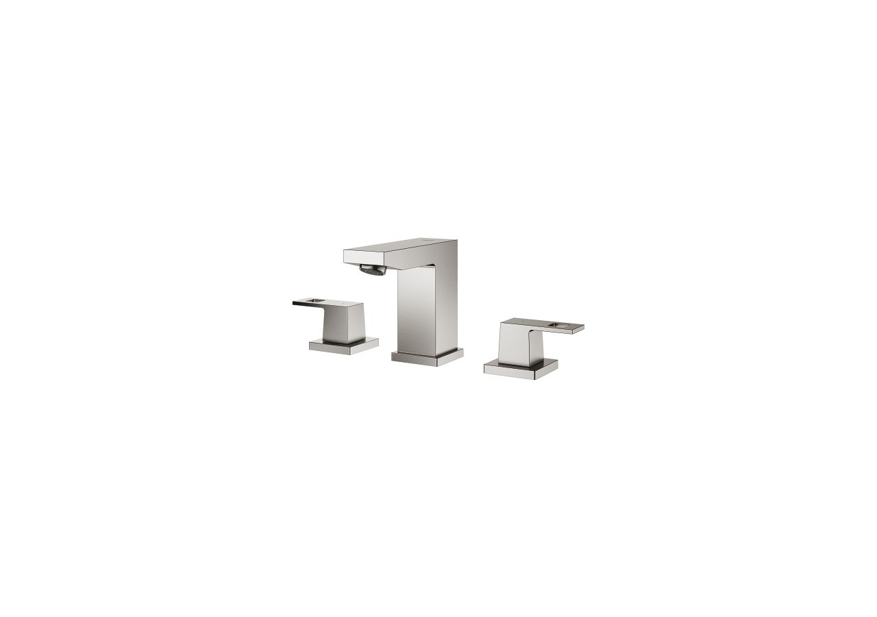 Eurocube mélangeur 3 trous 1/2″ lavabotaille s Supersteel - 20351DC0 - Grohe