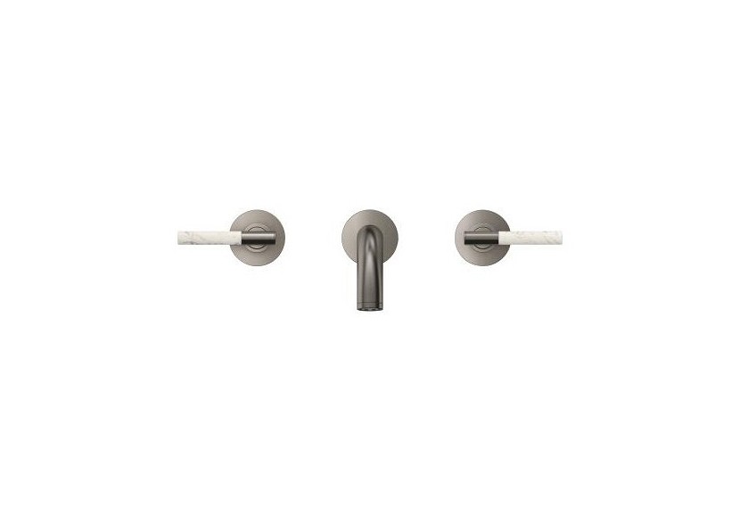 Atrio collection privée mélangeur 3 trous lavabotaille m Hard Graphite brossé - 20587AL0 - Grohe
