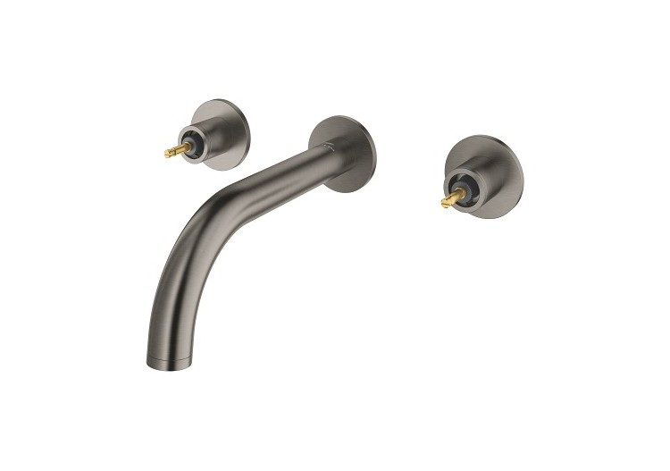 Atrio collection privée mélangeur 3 trous lavabotaille m Hard Graphite brossé - 20587AL0 - Grohe 2