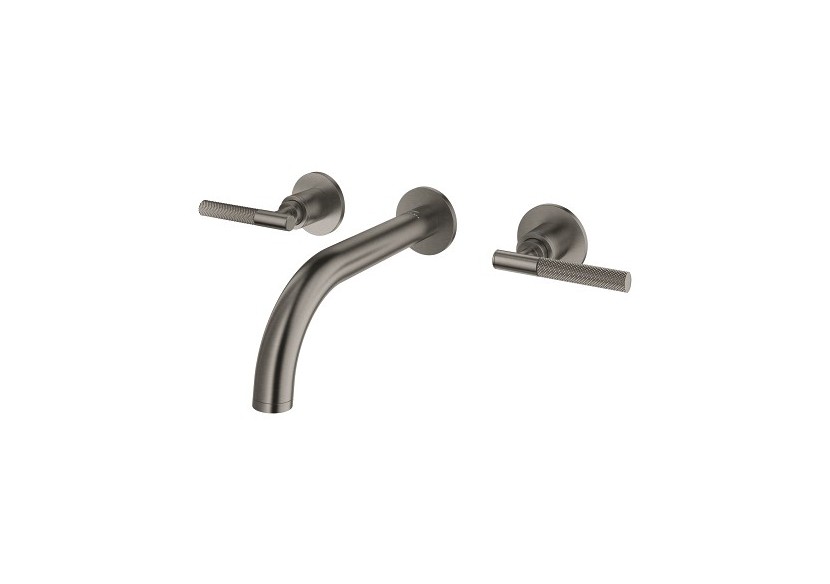 Atrio collection privée mélangeur 3 trous lavabotaille m Hard Graphite brossé - 20587AL0 - Grohe