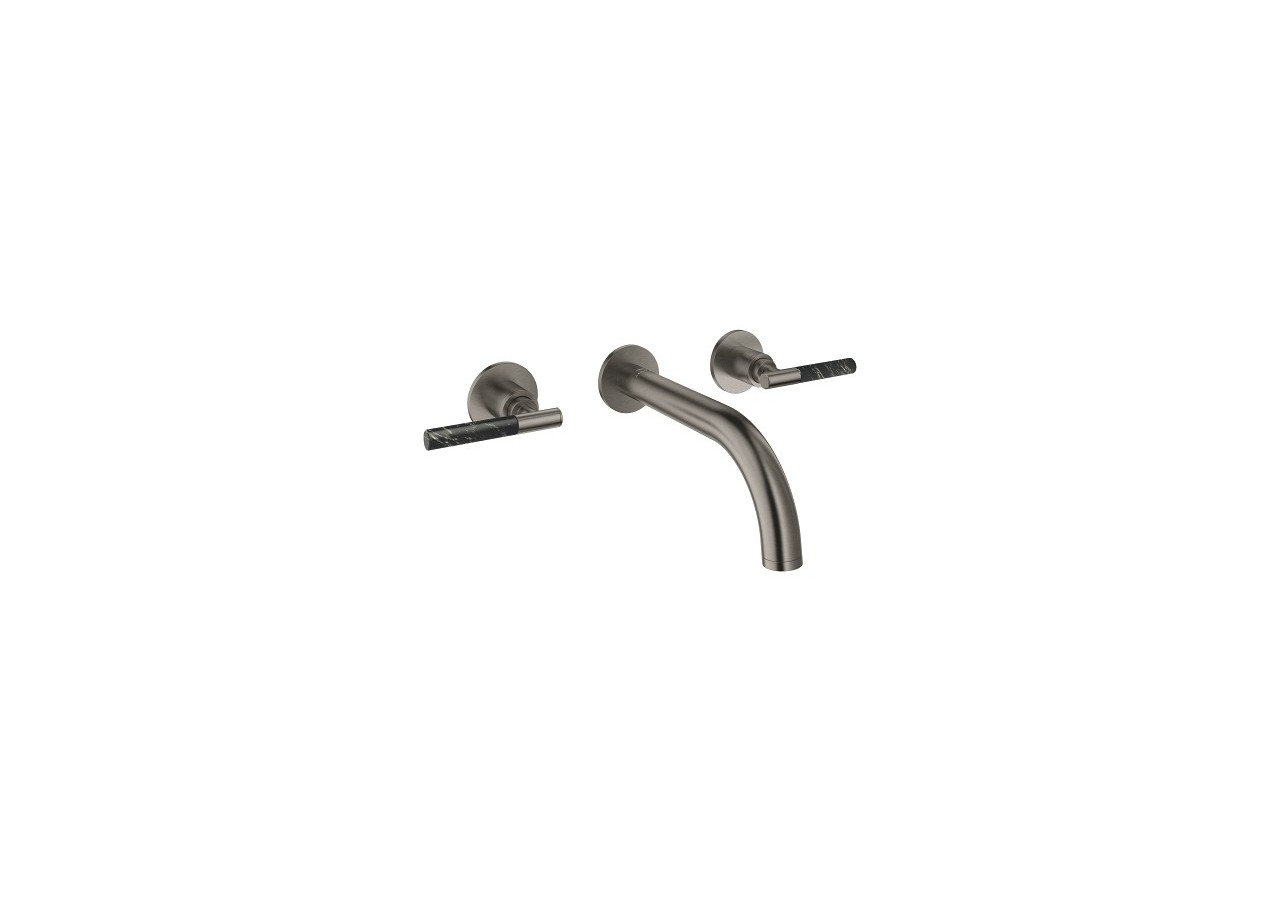 Atrio collection privée mélangeur 3 trous lavabotaille m Hard Graphite brossé - 20587AL0 - Grohe