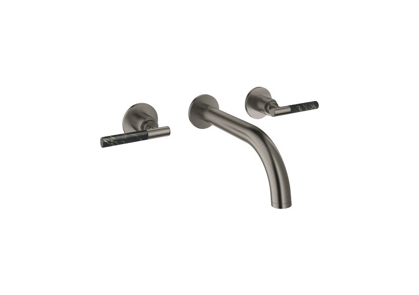 Atrio collection privée mélangeur 3 trous lavabotaille m Hard Graphite brossé - 20587AL0 - Grohe
