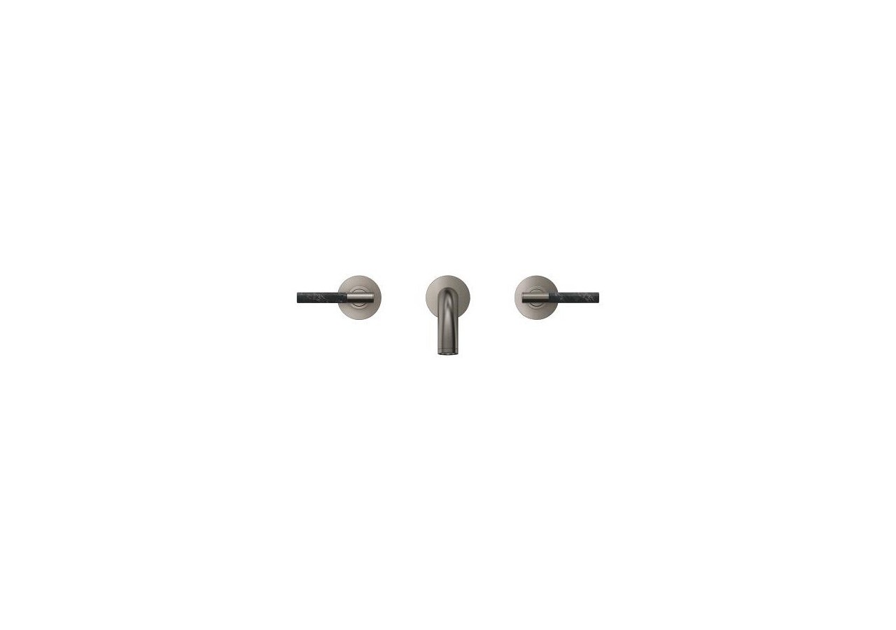 Atrio collection privée mélangeur 3 trous lavabotaille m Hard Graphite brossé - 20587AL0 - Grohe