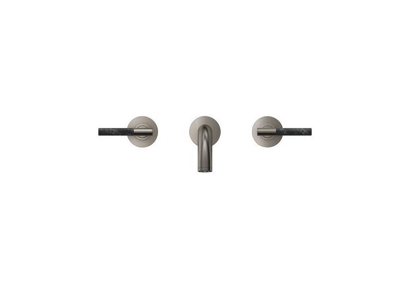 Atrio collection privée mélangeur 3 trous lavabotaille m Hard Graphite brossé - 20587AL0 - Grohe