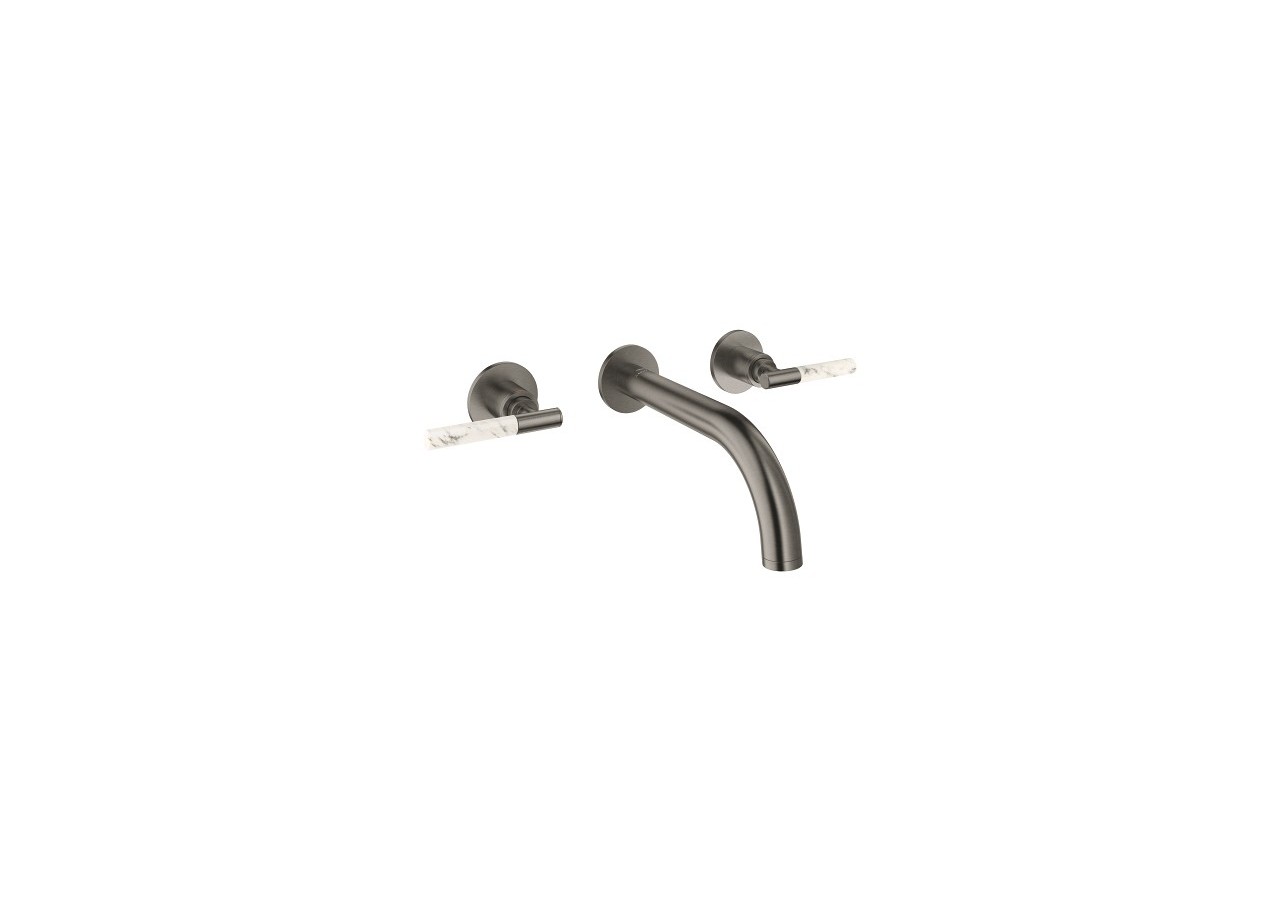 Atrio collection privée mélangeur 3 trous lavabotaille m Hard Graphite brossé - 20587AL0 - Grohe