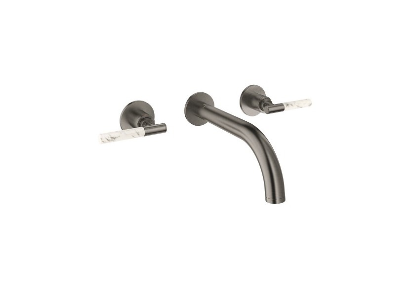 Atrio collection privée mélangeur 3 trous lavabotaille m Hard Graphite brossé - 20587AL0 - Grohe