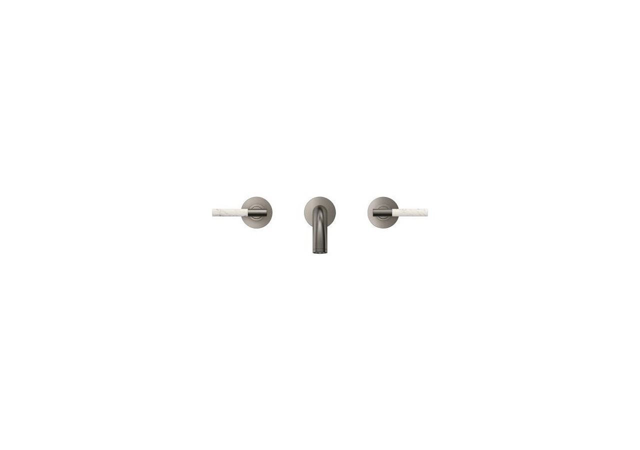 Atrio collection privée mélangeur 3 trous lavabotaille m Hard Graphite brossé - 20587AL0 - Grohe