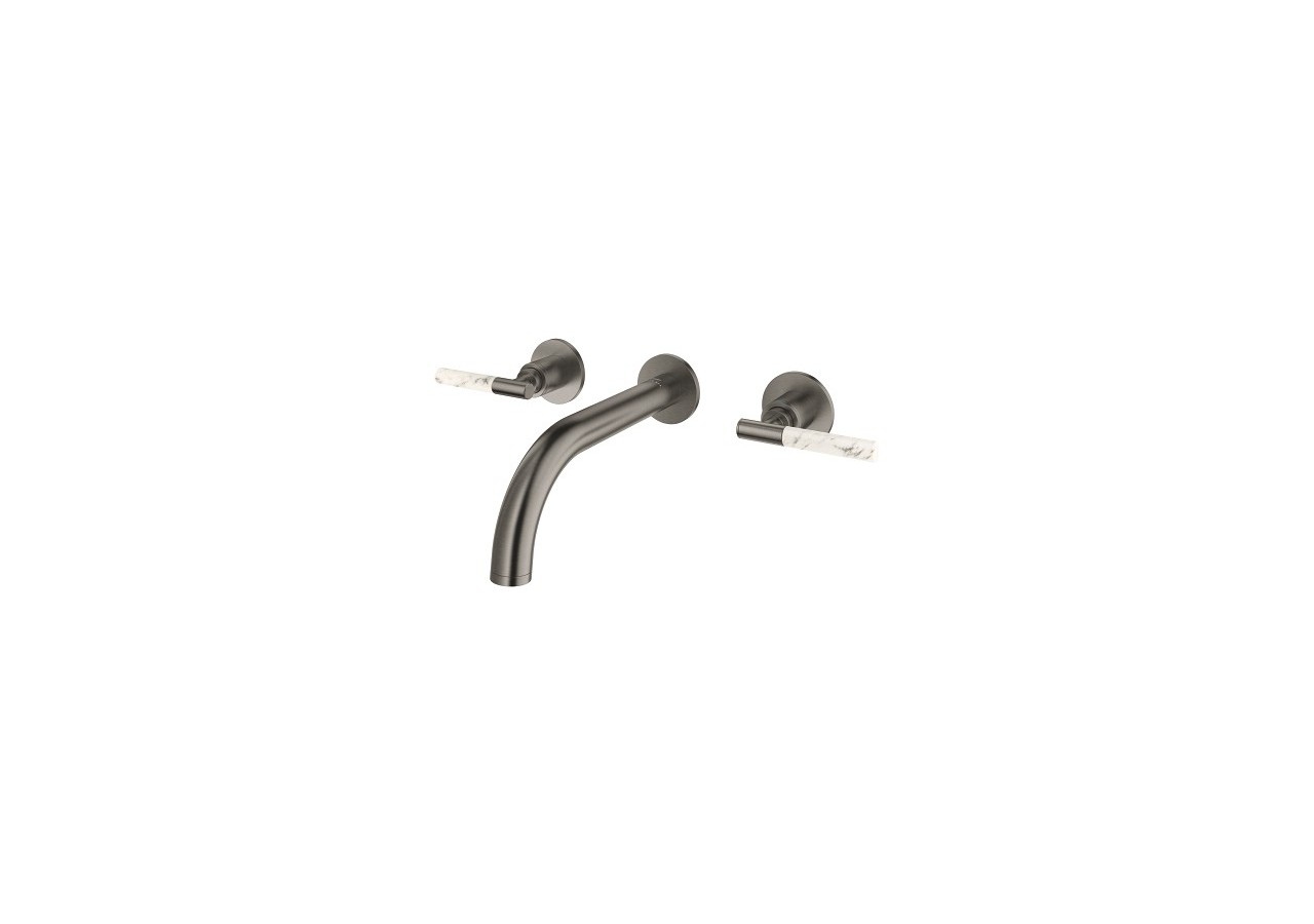 Atrio collection privée mélangeur 3 trous lavabotaille m Hard Graphite brossé - 20587AL0 - Grohe
