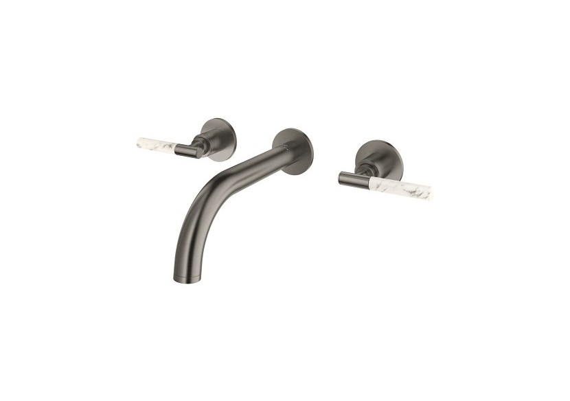 Atrio collection privée mélangeur 3 trous lavabotaille m Hard Graphite brossé - 20587AL0 - Grohe