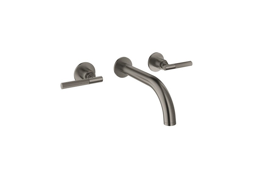 Atrio collection privée mélangeur 3 trous lavabotaille m Hard Graphite brossé - 20587AL0 - Grohe