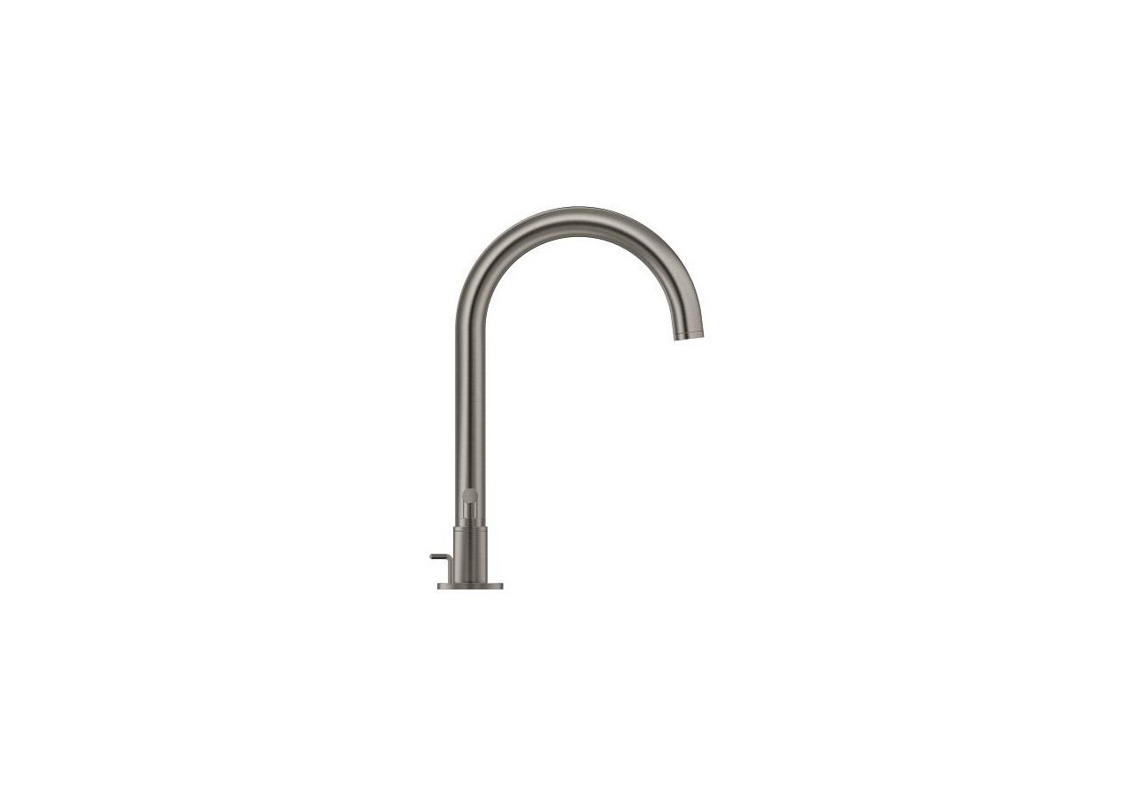 Atrio collection privée mélangeur 3 trous 1/2″ lavabo taille l Hard Graphite brossé - 20593AL0 - Grohe