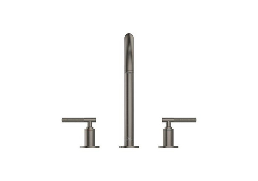 Atrio collection privée mélangeur 3 trous 1/2″ lavabo taille l Hard Graphite brossé - 20593AL0 - Grohe