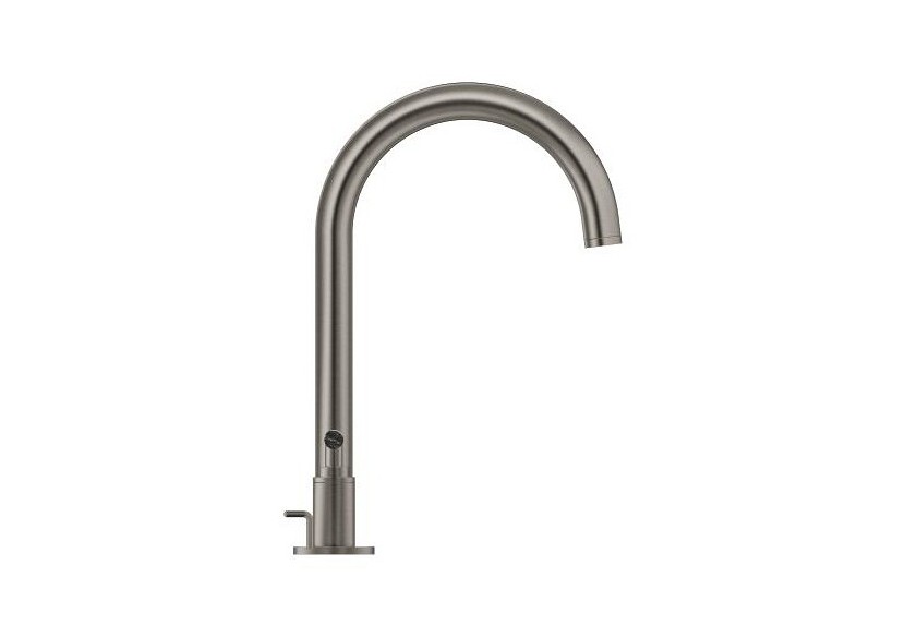 Atrio collection privée mélangeur 3 trous 1/2″ lavabo taille l Hard Graphite brossé - 20593AL0 - Grohe