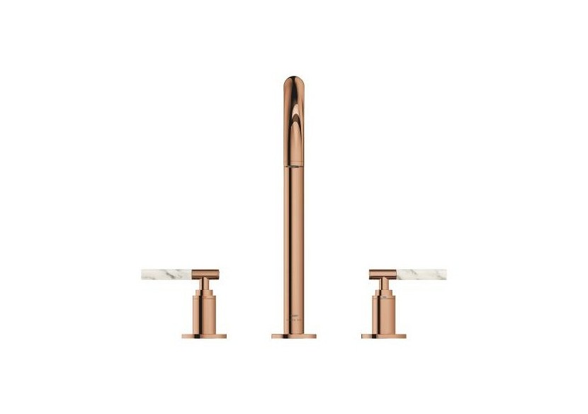 Atrio collection privée mélangeur 3 trous 1/2″ lavabo taille l Warm Sunset - 20593DA0 - Grohe