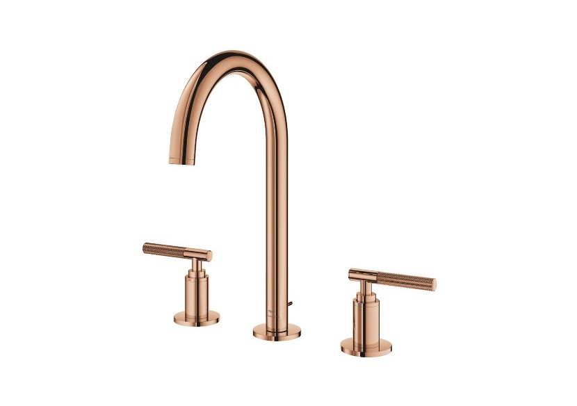 Atrio collection privée mélangeur 3 trous 1/2″ lavabo taille l Warm Sunset - 20593DA0 - Grohe