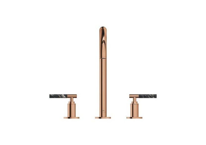 Atrio collection privée mélangeur 3 trous 1/2″ lavabo taille l Warm Sunset - 20593DA0 - Grohe