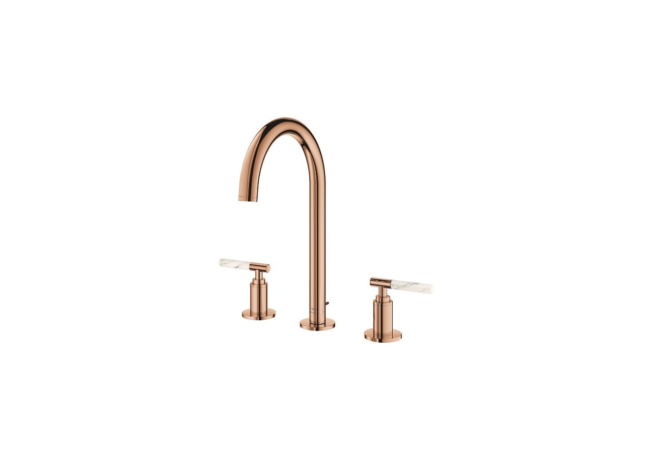 Atrio collection privée mélangeur 3 trous 1/2″ lavabo taille l Warm Sunset - 20593DA0 - Grohe