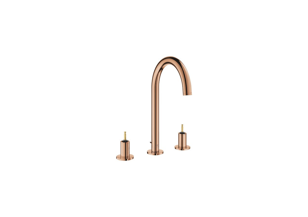 Atrio collection privée mélangeur 3 trous 1/2″ lavabo taille l Warm Sunset - 20593DA0 - Grohe