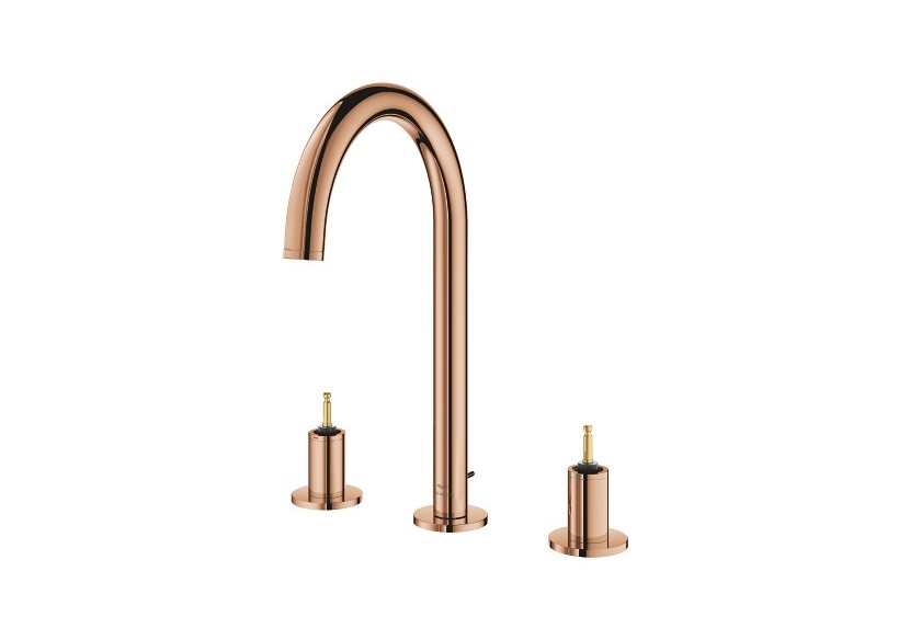 Atrio collection privée mélangeur 3 trous 1/2″ lavabo taille l Warm Sunset - 20593DA0 - Grohe