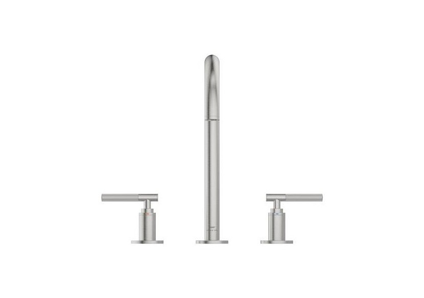 Atrio collection privée mélangeur 3 trous 1/2″ lavabo taille l Supersteel - 20593DC0 - Grohe