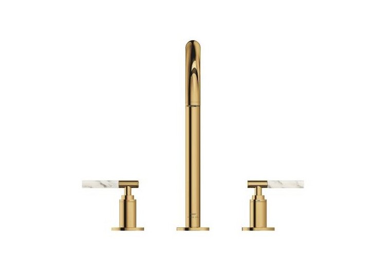 Atrio collection privée mélangeur 3 trous 1/2″ lavabo taille l Cool Sunrise - 20593GL0 - Grohe